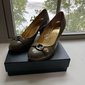 Coach interlock patent leather pumps - 8.5